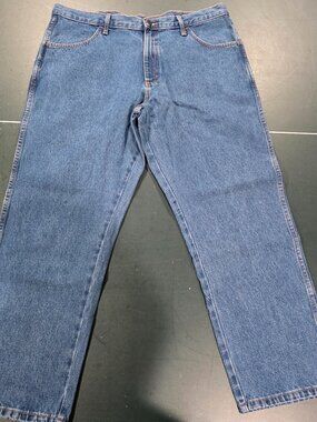 NWT WRANGLER RUSTLER JEANS Relaxed Fit Straight leg 38x29